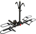 Young Bike Rack Hitch for Car - 200LB 2-Bike Rack Hitch Mount Platform Style Hitch Bike Rack，Smart Tilting & Easy Fold for Car SUV with 2 Inch Receiver，Bike Carrier Fits Up to 5-inch Fat Tire