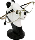 Red Dollar Handmade Wood Carved Animal Eyeglass Holder, Sunglasses Display Stand, Nightstand Home Office Desk Decor, Christmas Holiday New Year Business Gift for Men Women Adults (Panda)