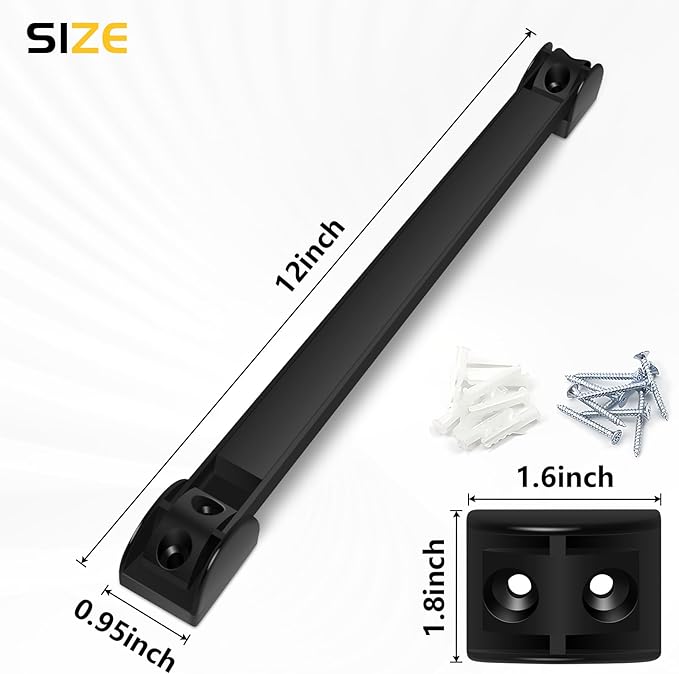 DGSL Magnetic Tool Holder Strip 4 Pack, 12 In Heavy Duty Tool Organizer Magnetic Strip, Tool Magnet Bar For Garage Tool Organization