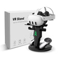 G-STORY Charging Dock for Quest 3/Quest 3S/Quest 2 VR Headset and Controllers, VR Charging Station with LED Lights, Fast Charger Dock Stand for Quest Pro Accessories with Type-C Cable