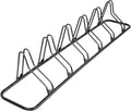 CyclingDeal Bicycle Floor Parking Rack Stand - for Mountain MTB Road Bike - Indoor Home Garage Storage - Upgraded 6 Bikes
