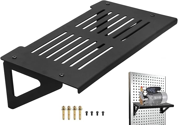 Pressure Washer Shelf Wall Mount 20" x 10", Heavy Duty Workshop Storage Rack Organizer for Electric Pressure Washer, Space Saving