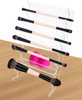 8 Tier Acrylic Makeup Brush Holder, Unique Clear Paint Brush Drying Rack Hair Brush Holder for Women, Acrylic Pen Holder Display Stand for Home School Office or Store Use