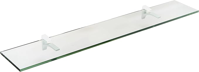 Spancraft Glass C-6x12-White Cardinal Glass Shelf, White, 6" x 12"