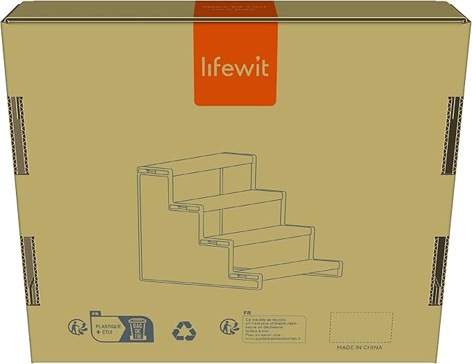 Lifewit 12 Inch Perfume Stand Organizer for Women, 4 Tier Plastic Display Riser, Tool-Free Assembly, Fragrance Makeup Cosmetics Shelf for Vanity Bedroom Bathroom Storage Organization, Clear, 3 Pcs
