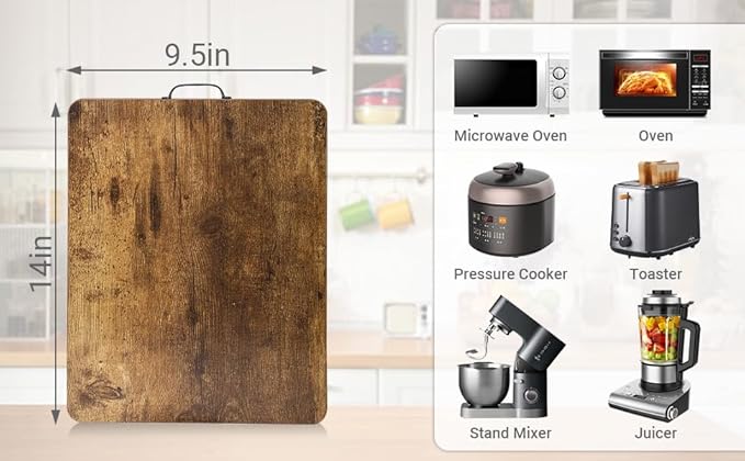 Sliding Tray for Coffee Maker, 360° Rotating Appliance Slider for Kitchen Appliances, Wooden Sliding Tray Suitable for Kitchen Countertops and Kitchen Appliances(Brown, Small)