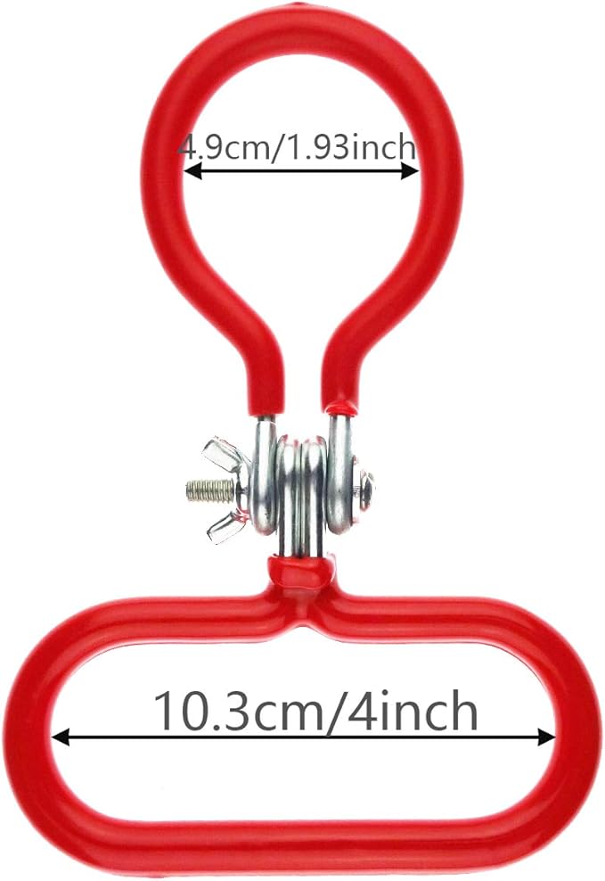 4 Pack Carboy Handle for Smooth Neck 3 Gallon 5 Gallon 6 Gallon 6.5 Gallon Glass Carboys