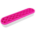 TANG SONG 1 PC Silicone Make up Brush Holder Cosmetic Storage Box Desktop Organizers (Pink)