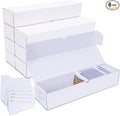 Trading-Card Storage Box, 8-Pack • 1000 Count Corrugated Cardboard Storage Box with dividers & labels for TCG/Magic/Mtg storage and Collection, 14.4 INCH Horizontal