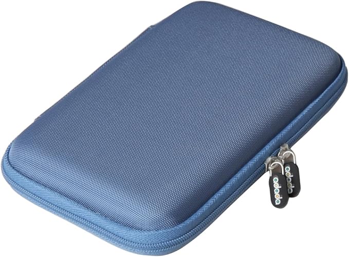 Adada Hard Case for SanDisk 500GB / 250GB / 1TB / 2TB Extreme Portable SSD (Sky Blue, Case for 3 Hard Drives)