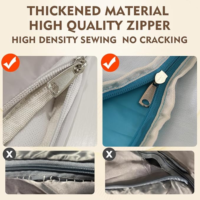 Space saver bag,for quilts, duvets or other fluffy clothing.Measures 21" L x 16.5" W x 11.2" H when unfolded and 21" L x 16.5" W x 4.8" H when compressed.Green