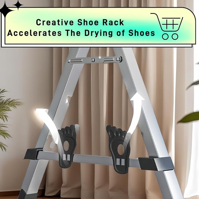 Adjustable 5-Bar Clothes Drying Rack, Foldable Stainless Steel Laundry Stand with Lockable Wheels, Extendable from 59 to 94.5 Inches,for Clothes, Shoes, and Bedding