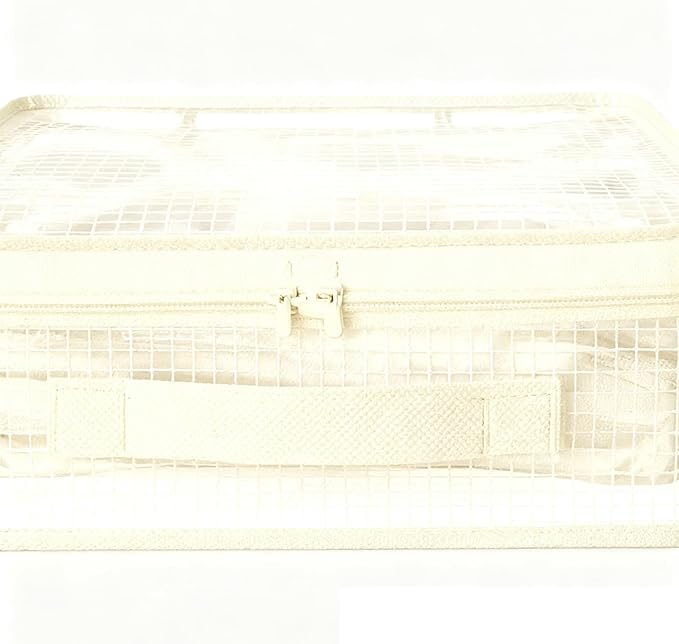 Stackable storage-Organizer – Foldable Sheet And Blanket Bag, Portable Handle Container, Home Closet Space Saver | Bedroom Dorm Room storage-For Bedding, Clothing, And Seasonal Garments