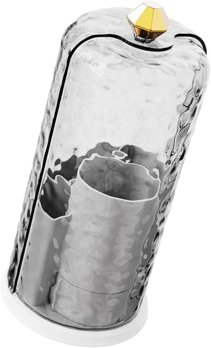 Rotating Makeup Organizer, 360-Degree Clear Cosmetic Case With Adjustable Shelves, Large Capacity For Bathroom Countertop & Vanity