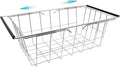 Orgneas Expandable Chest Freezer Basket, Stainless Steel Hanging Deep Freezer Organizer Bins Adjustable Handles (16.5" ~ 20") Wire Basket Storage Rack, Fits 5 Cu.FT and 7 Cu.Ft Chest Freezer