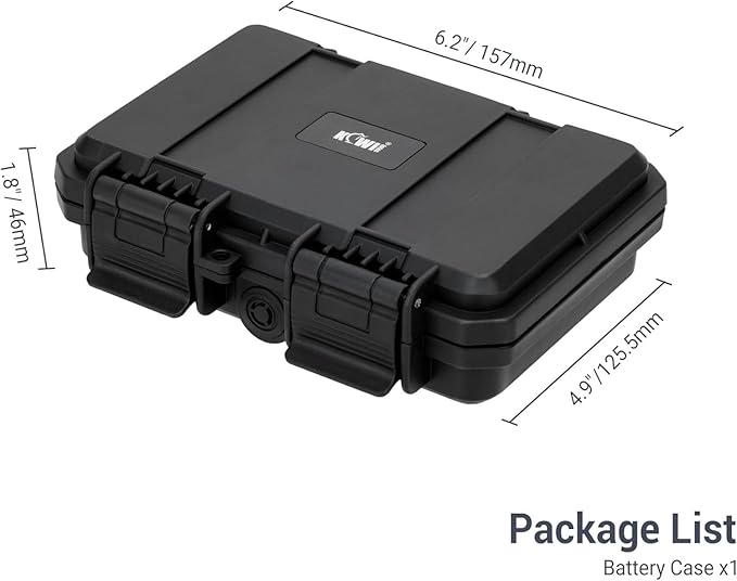 KIWIFOTOS 135 Slots Memory Card Case for TF SD CFexpress Type-A Card IP67 Waterproof Card Holder for 33 SD SDHC SDXC 90 Micro 12 CFexpress Type-A Cards
