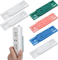 Self Adhesive Power Strip Holder, 6 PCS Power Strip Holder Wall Mount Adhesive Punch-Free Socket Holder Desktop Socket Fixer Wall Mount Cable Management for Kitchen Home Office