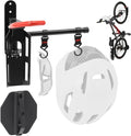 Swivel Bike Wall Mount, Bike Hangers for Garage, Space-Saving Vertical Bike Rack, Sturdy Bike Storage Rack Holds Up to 66lbs with No-scratch Protection, Easy to Install, 1 Pack