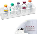 Leng Ke Insulin Refrigerator Storage Caddy - 10ml Peptide Vial Protective Holder for Fridge Wall, Compatible with U-100 Vials 24mm (0.94 Inches) Diameter (1pcs)