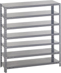Quantum Storage Systems 1839-000 Shelving Unit for Shelf Bin System (Bins Sold Separately), 18" W x 36" D x 39" H