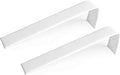 Novel Box 2 Pack Bracelet/Watch Ramp White Leatherette 2x8.25x2 Inches - Slim and Sleek Ramps for Jewelry Display - Bracelet Holder Organizer Stand for Wedding, Selling & Personal Use