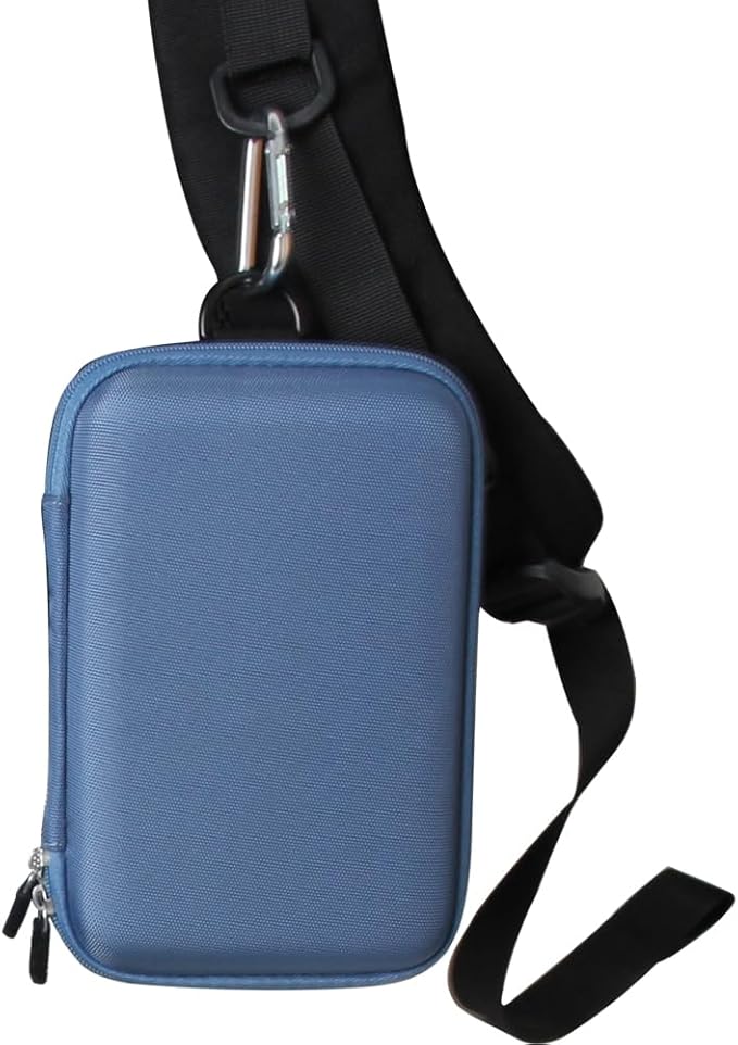 Adada Hard Case for SanDisk 500GB / 250GB / 1TB / 2TB Extreme Portable SSD (Sky Blue, Case for 3 Hard Drives)