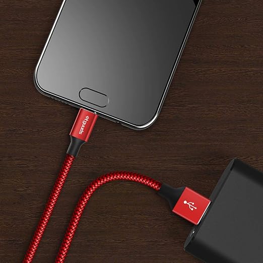 etguuds USB A to USB C Cable 5-Pack (3/3/6/6/10 ft), Fast Charging Type C Charger Cord for iPhone 17 16 15 Pro Max Plus Air, Samsung Galaxy S25 S24 S23 S22 S21 S20 A56 A17 A16, Pixel, Moto G, Red