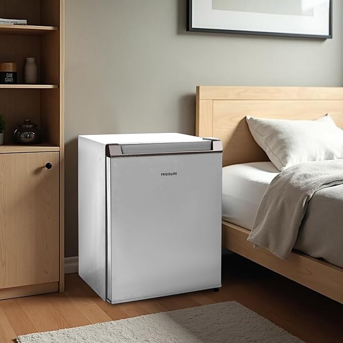 Frigidaire 1.6 cu ft Compact Mini Fridge, Perfect for Home or Office, Contemporary Series, White, 1.6 cu ft