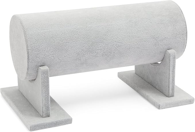Juvale 2 Pack Velvet Headband Holder and Organizer Stand for Girls and Women - Storage Rack and Display for Hair Accessories (Gray)
