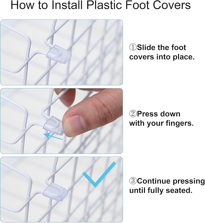 iSPECLE Freezer Organizer Bins - 3 Pack Adjustable Chest Freezer Organizer Bins for 5 to 9 Cu.Ft Deep Freezer, Extra Large & Easy Organize Basket Store More, Stackable No Wasted Space, White
