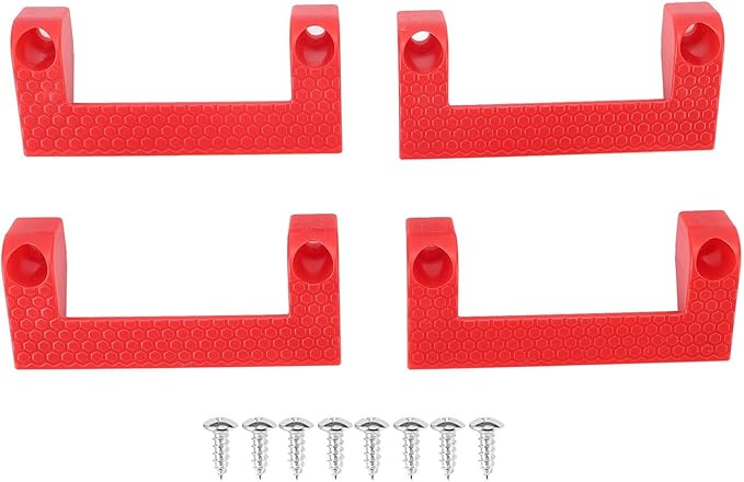 Fdit Premium 4 Piece Tape Measure Holder Set, Power Tool Ladder Storage Holder for Garage Organization, Workshop Accessories