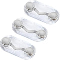 Readerest Magnetic Glasses Holder (3 Pack), Magnet Clip for Readers, Sunglasses & Work Badges for Men & Women, USA Made
