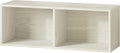 IOTXY DIY Modular Cube Bookcase - CubeXY Customizable Stackable Expandable Basic Shelving Units, 2-Cube Wooden Open Bookshelf for Miscellaneous Storage Organizer, Oak