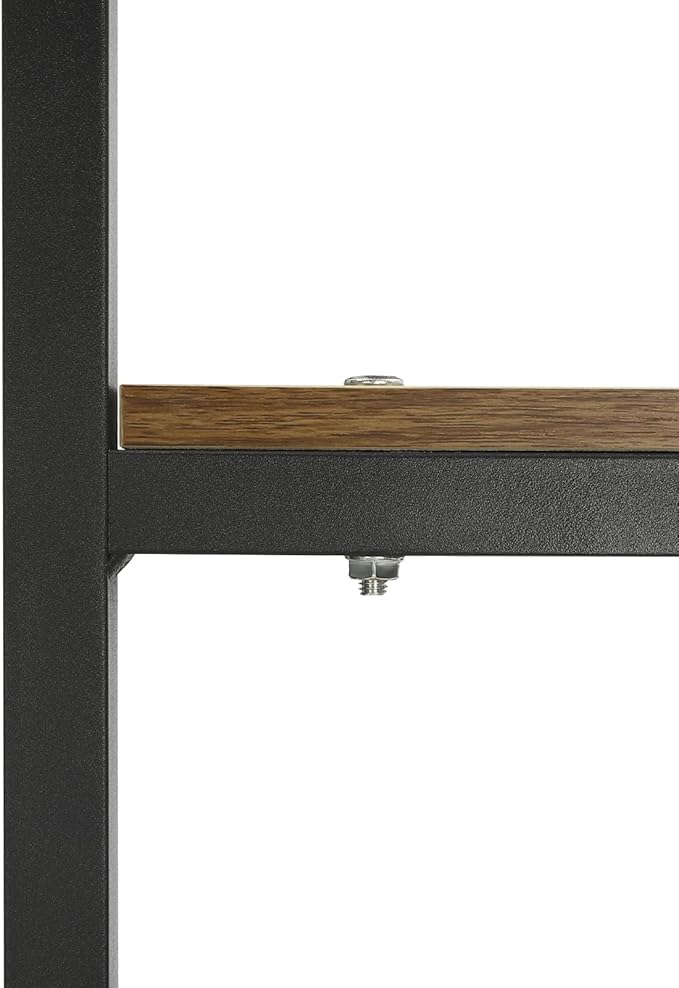 Over Washer and Dryer Shelves,Dryer Storage Shelf,3 Tiers Laundry Room Storage and Organizer Standing Shelf,Height Adjustable Laundry Room Shelves, Load-Bearing Capacity 22lbs (Black+ Oak)