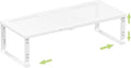 Heavy-Duty Adjustable Metal Shelf Organizer - Expandable & Stackable Pantry Storage Rack for Kitchen, Bathroom, RV, Cabinets(1 Pack/White, Large)