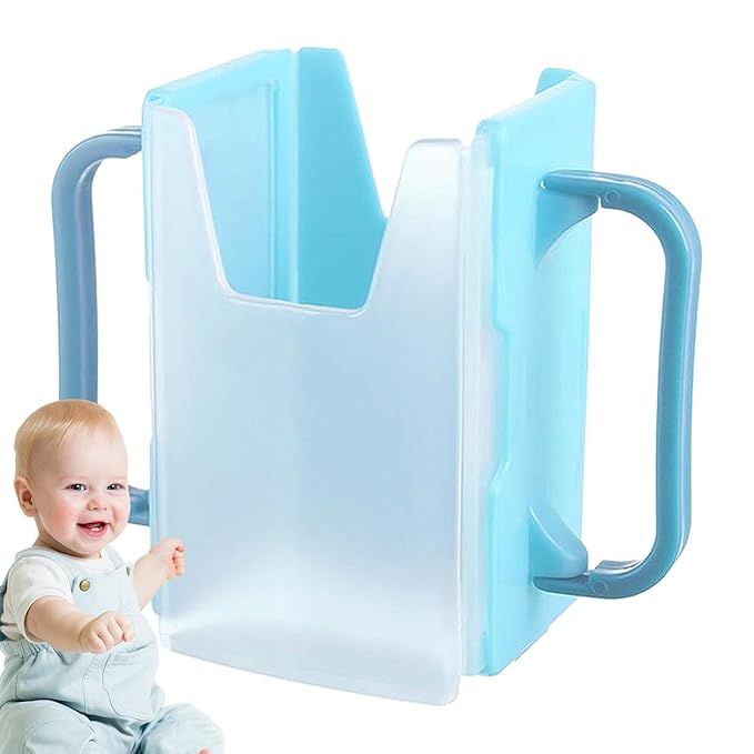 Generic Juice Bag Holder - No Holder for Milk Box, Portable, Adjustable, Spill Proof, Non-Slip, Foldable