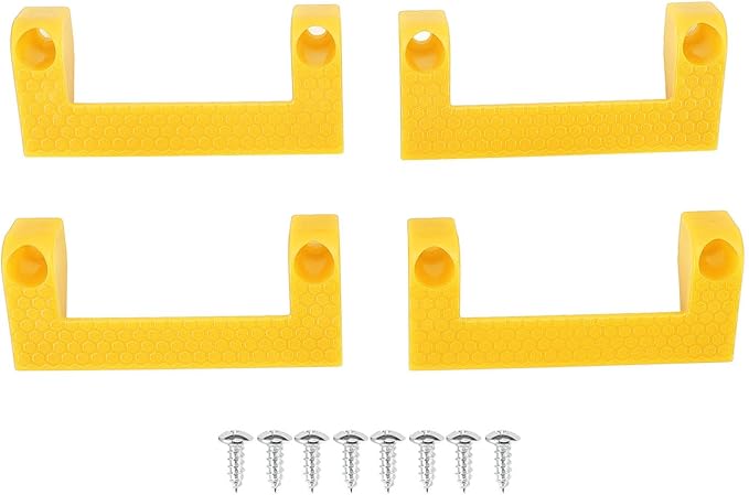 Fdit Premium 4 Piece Tape Measure Holder Set, Power Tool Ladder Storage Holder for Garage Organization, Workshop Accessories