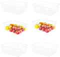 16inch Upright Freezer Organizer Baskets for 13-14,16-21 cu.ft Standup Freezer, Settle freezer chaos and reduce food waste effectively, Durable, Fully Use Space, Improve Air Circulate,Pack 6