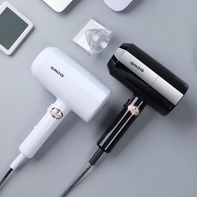 Hotel Wall Mounted Hair Dryer for Bathroom,Restroom Professional Blow Dryer,with Stand Rack,Specialised Motor for Salon,Fast Drying - Gifts【Massage Comb,Screws+ Adhesive】 110V