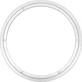 MECCANIXITY Aluminum Lazy Susan 14 Inch Turntable Ring Large Bearing Metal Rotating Turntable Bearings Swivel Plate Hardware for Round Dining-Table Showcase Display Stand Services Silver