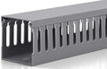 ZhiYo 99in(6X L16.5in) Professional Server Rack Cable Management Raceway, H2in x W2in Cable Raceway Kit, Electrically Safe PVC Open Slot Wire Raceway for Under Desk/Computer/Network Cords, Grey