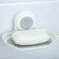SlipX Solutions Strong Hold Soap Saver, Suction Cup Soap Holder, Must Have Universal Kitchen & Bathroom Shower Accessories, White