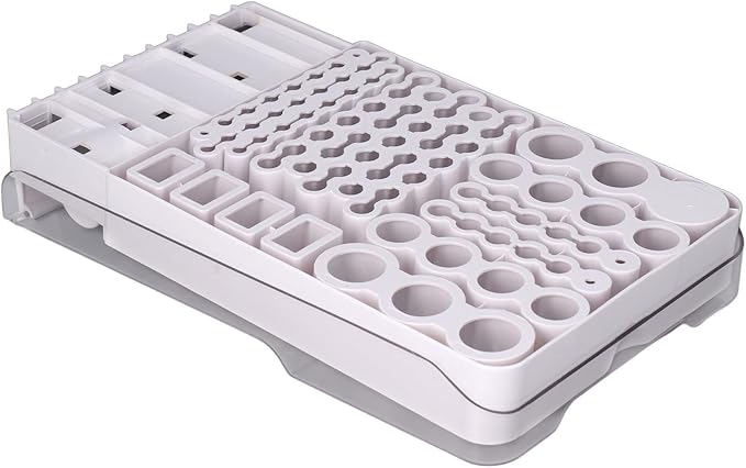 Battery Organizer Storage Box, with Capacity Test Instrument Soft Padding Battery Storage Case Holder