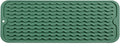 Silicone Dish Drying Mat for Multiple Usage,Easy clean,Eco-friendly,Heat-resistant Silicone Mat for Kitchen Counter,Sink,Bar,Bottle,or Cup Green M 17 inches x 6 inches