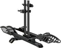 Hitch 2-Bike Rack, 200 lbs Capacity E-Bike Carrier Platform Mount, Up to 5’’ Fat Tire Bicyclefor 2’’ Receiver Cars Trucks SUVs Minivans RV, Trailer