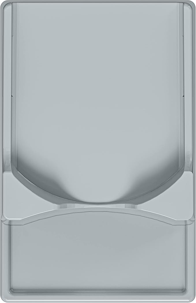 TidyFriend No-Spill Liquid Laundry Detergent Dispenser Holder, Laundry Soap Dispenser Holder with Drip Tray for Laundry Room Organization (No Strap, Grey)
