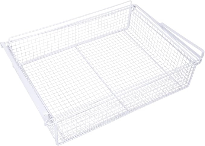 Hanging Cabinet Bin Drawer Multifunctional Under Shelf Storage Basket Bedroom Wardrobe Shelf Installation