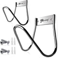 JBscoop Garden Hose Holder Stainless Steel Small Wall Mount Garden Hose Hook, Ideal for Water, Air, Hydraulic Hose, Ropes, Extension Cords Heavy Duty & Rust Proof Set of 2