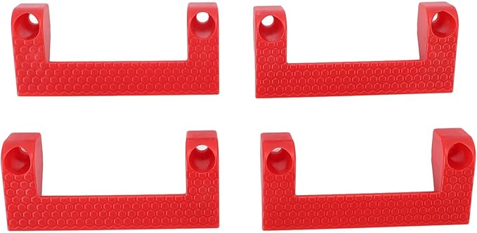 Fdit Premium 4 Piece Tape Measure Holder Set, Power Tool Ladder Storage Holder for Garage Organization, Workshop Accessories