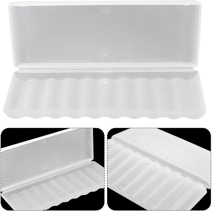 AAA Battery Storage Case Holder Box Battery Plastic Case 10 Slots AA AAA Storage Organizer PP Material Secure Closure Portable Compact Battery Holder Box(AA-10 Slots)